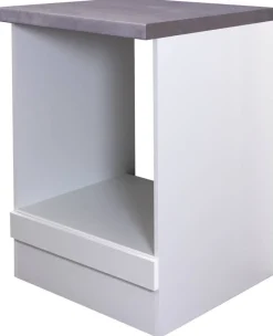 Herdumbauschrank Vita weiß matt B/H/T: ca. 60x85x60 cm