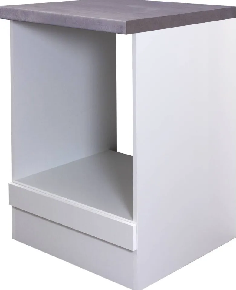 Herdumbauschrank Vita weiß matt B/H/T: ca. 60x85x60 cm