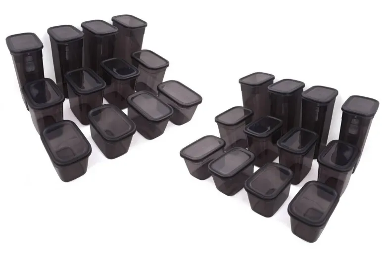 HermiaConcept Frischhaltebox-Set Marrakech 24-tlg. anthrazit