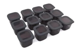 HermiaConcept Frischhaltebox-Set Pandora 12-tlg. anthrazit