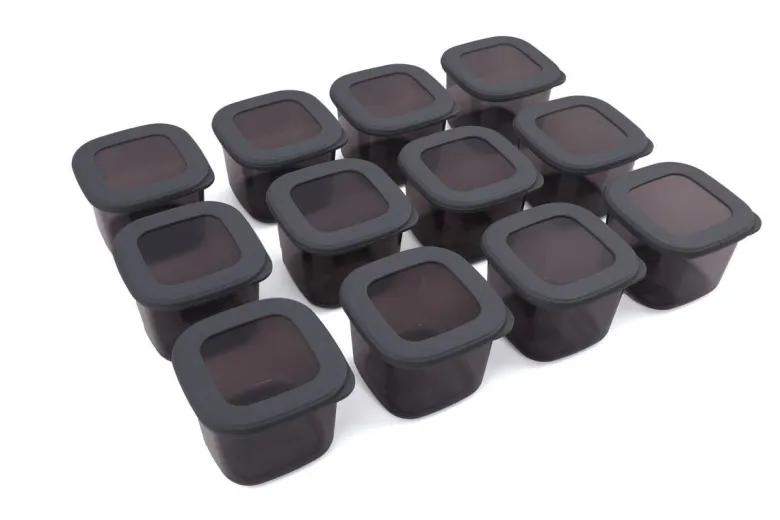 HermiaConcept Frischhaltebox-Set Pandora 12-tlg. anthrazit
