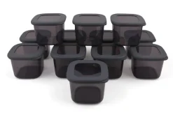 HermiaConcept Frischhaltebox-Set Pandora 12-tlg. anthrazit