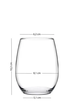 HermiaConcept Gläserset Astoria 350 4-tlg. transparent
