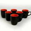 HermiaConcept Kaffeebecher 6-tlg. schwarz Keramik 6 tlg.