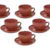 HermiaConcept Teetasse 12-tlg. orange Keramik