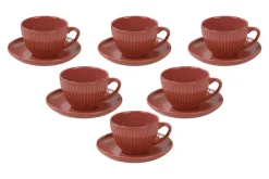 HermiaConcept Teetasse 12-tlg. orange Keramik