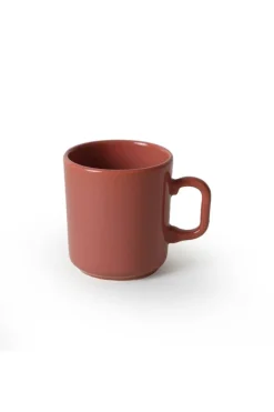 HermiaConcept Teetasse 6-tlg. rot Steingut B/T/L/D: ca. 8x8x8x8 cm