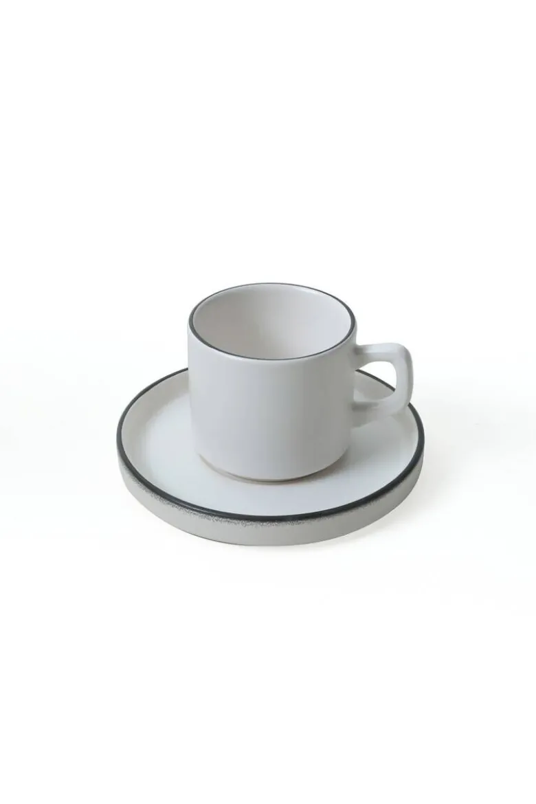 HermiaConcept Teetasse 12-tlg. weiß Steingut