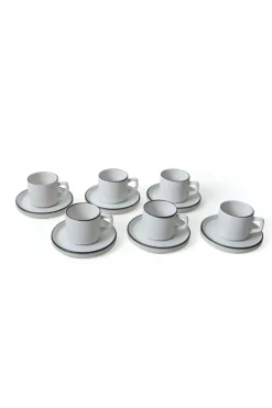HermiaConcept Teetasse 12-tlg. weiß Steingut