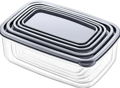 HermiaConcept Vorratsdosenset 10-tlg. transparent
