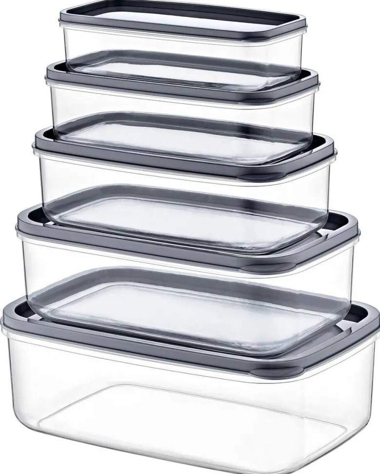 HermiaConcept Vorratsdosenset 10-tlg. transparent