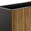 Herstera Garden Pflanzkübel Deco Planter schwarz Holz B/H/L: ca. 120x80x40 cm