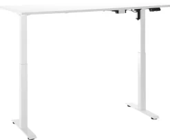 höhenverstellbarer Schreibtisch Ben weiß B/H/T: ca. 137x120x68 cm