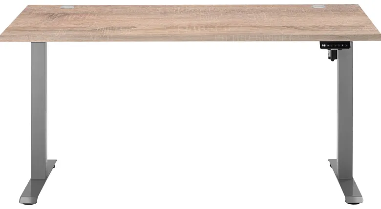 höhenverstellbarer Schreibtisch Pronto 2 Eiche Sonoma Nachbildung B/H/T: ca. 160x75x77 cm