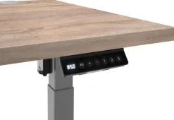 höhenverstellbarer Schreibtisch Pronto 2 Eiche Sonoma Nachbildung B/H/T: ca. 160x75x77 cm