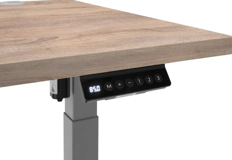 höhenverstellbarer Schreibtisch Pronto 2 Eiche Sonoma Nachbildung B/H/T: ca. 160x75x77 cm