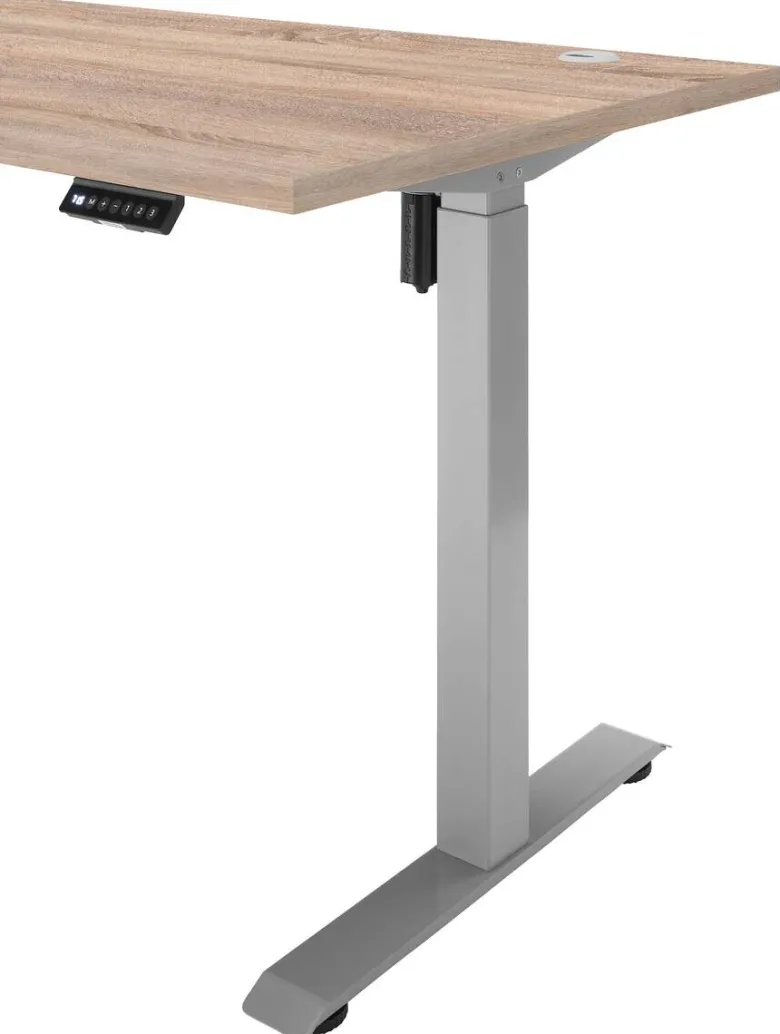 höhenverstellbarer Schreibtisch Pronto 2 Eiche Sonoma Nachbildung B/H/T: ca. 160x75x77 cm