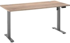 höhenverstellbarer Schreibtisch Pronto 2 Eiche Sonoma Nachbildung B/H/T: ca. 160x75x77 cm