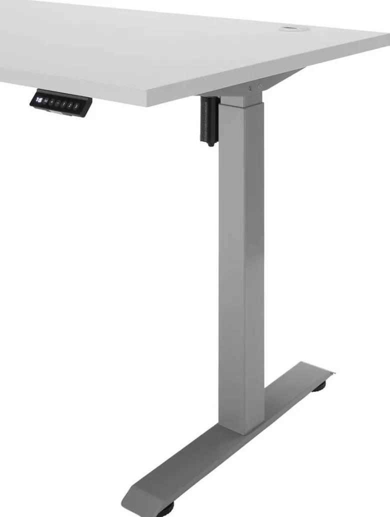 höhenverstellbarer Schreibtisch Pronto 2 weiß B/H/T: ca. 160x75x77 cm