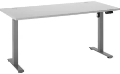 höhenverstellbarer Schreibtisch Pronto 2 weiß B/H/T: ca. 160x75x77 cm