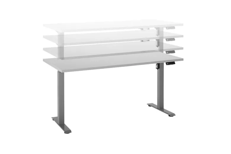 höhenverstellbarer Schreibtisch Pronto 2 weiß B/H/T: ca. 160x75x77 cm