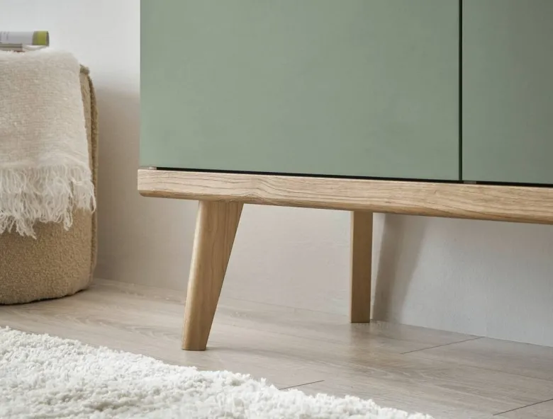 Highboard Alva Eiche Evoke Coast Nachbildung salbei B/H/T: ca. 107x134x40 cm