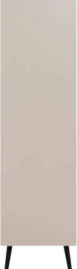 Highboard Arona sand schwarz B/H/T: ca. 90x140x38 cm