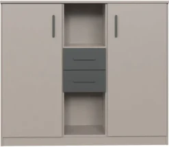 Highboard Bahamas Sahara grau B/H/T: ca. 122x105x41 cm