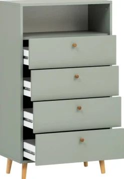 Highboard Bjarne Pistazie B/H/T: ca. 60,2x104,4x33,5 cm