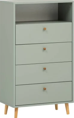 Highboard Bjarne Pistazie B/H/T: ca. 60,2x104,4x33,5 cm