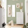 Highboard Bjarne weiß B/H/T: ca. 60,2x103,4x33,05 cm
