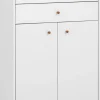 Highboard Bjarne weiß matt B/H/T: ca. 77x113,4x33,05 cm