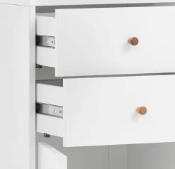 Highboard Bjarne weiß matt B/H/T: ca. 40,3x113,4x33,05 cm