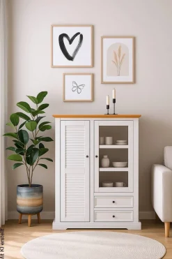 Highboard Breda B/H/T: ca. 114x156x42 cm