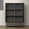 Highboard Fusion Eiche dunkel Nachbildung bronze Optik B/H/T: ca. 120x163x42 cm