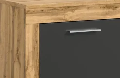 Highboard Jam Eiche Wotan Nachbildung grau B/H/T: ca. 80x88x35 cm