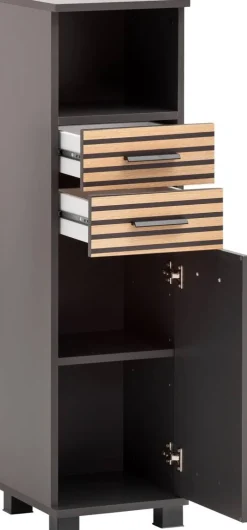 Highboard Katta anthrazit B/H/T: ca. 30,3x110,5x32,6 cm