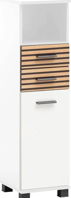 Highboard Katta weiß matt B/H/T: ca. 30,3x110,5x32,6 cm