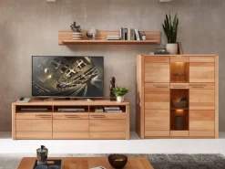 Highboard Nature One buche Nachbildung buche B/H/T: ca. 127x137x40 cm