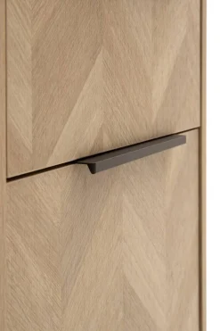 Highboard Piazza Eiche Nachbildung B/H/T: ca. 40,3x90,9x33,05 cm
