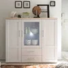 Highboard Romance Sibiu Lärche Nachbildung San-Remo Nachbildung B/H/T: ca. 156x137x46 cm