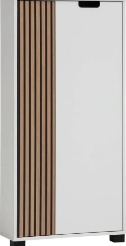 Highboard Ryker weiß matt B/H/T: ca. 59,8x124x19,55 cm
