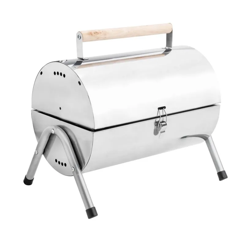 HI Grill Edelstahl B/H/L: ca. 27x37x42 cm