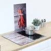 HI Herdblende-/Abdeckplatte Chili & Paprika Glas