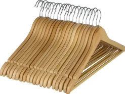 HI Kleiderbügelset natur Holz