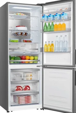 Hisense Kühl-/Gefrierkombination RB645N4BIB Inox B/H/T: ca. 70,4x201,3x69,4 cm