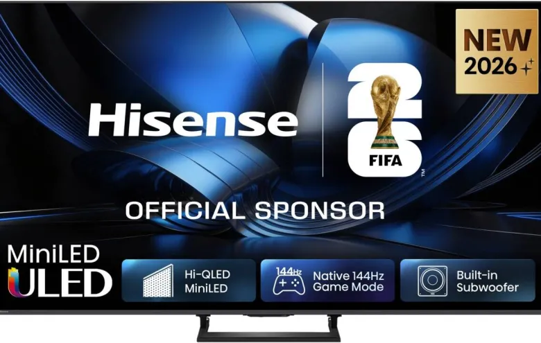 Hisense Mini-LED-Fernseher 65U7SE B/H: ca. 145x90 cm