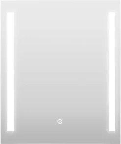 Hölscher Leuchten Wandspiegel 005 980 Metall Glas B/H: ca. 61x81 cm