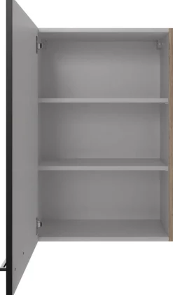 Hängeschrank Capri schwarz matt B/H/T: ca. 60x89x32 cm