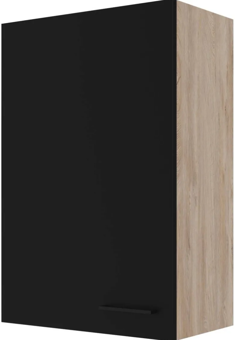 Hängeschrank Capri schwarz matt B/H/T: ca. 60x89x32 cm